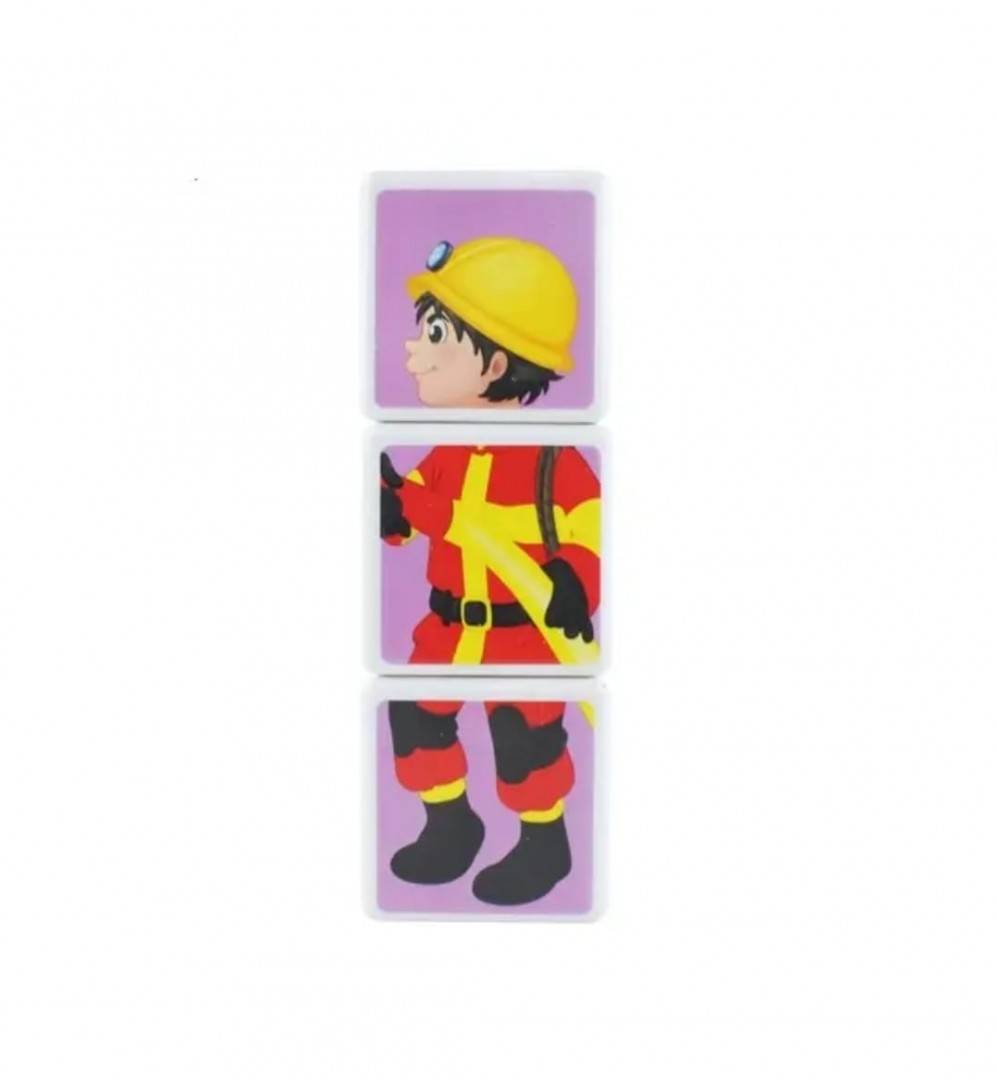 Set inteligent de cuburi magnetice, Invata Meseriile, multicolor