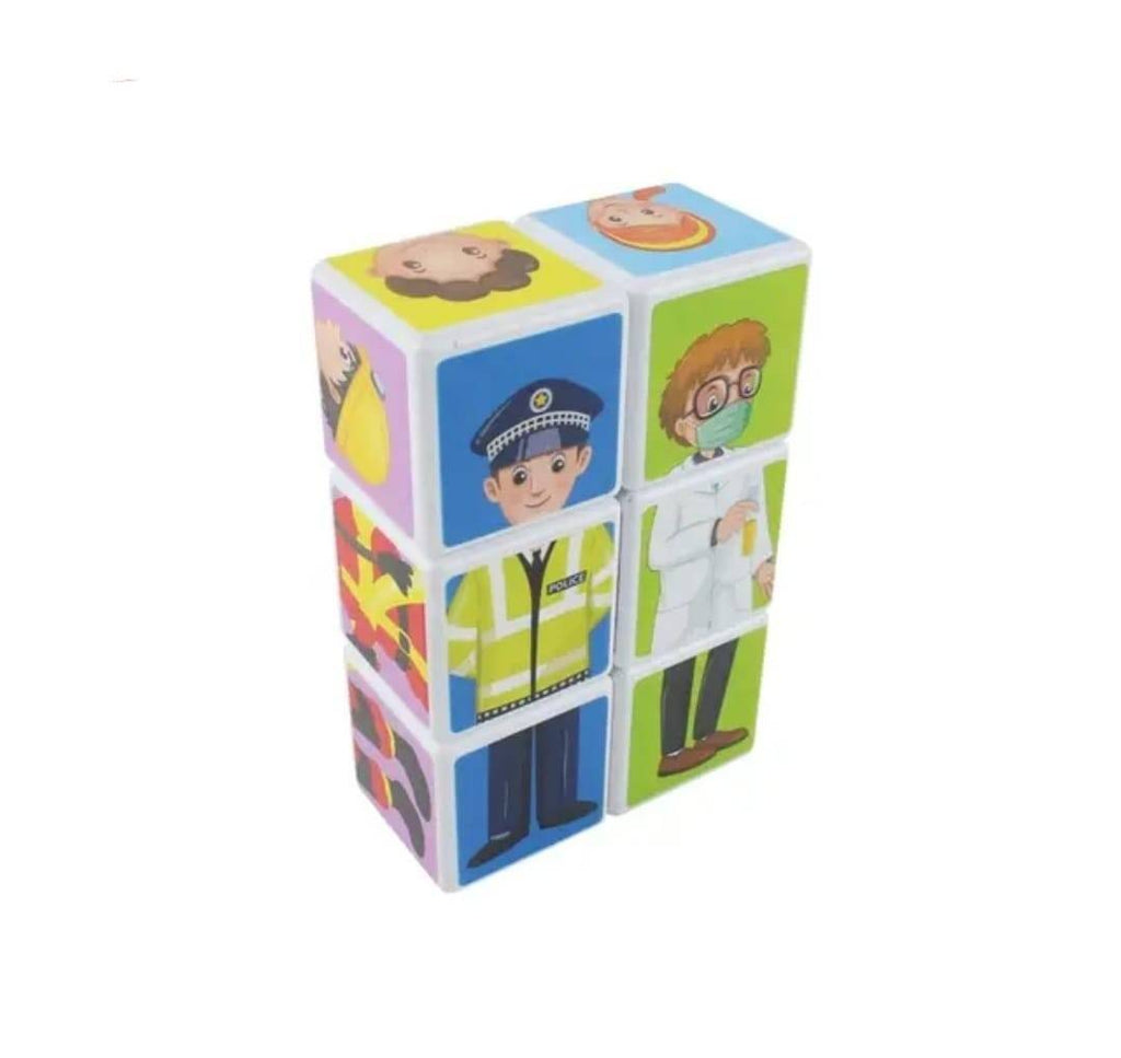 Set inteligent de cuburi magnetice, Invata Meseriile, multicolor