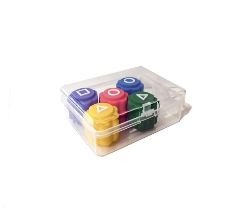Set interactiv pentru copii, Squid Game 2, Gonggi, multicolor