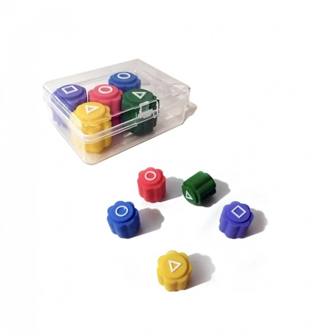 Set interactiv pentru copii, Squid Game 2, Gonggi, multicolor