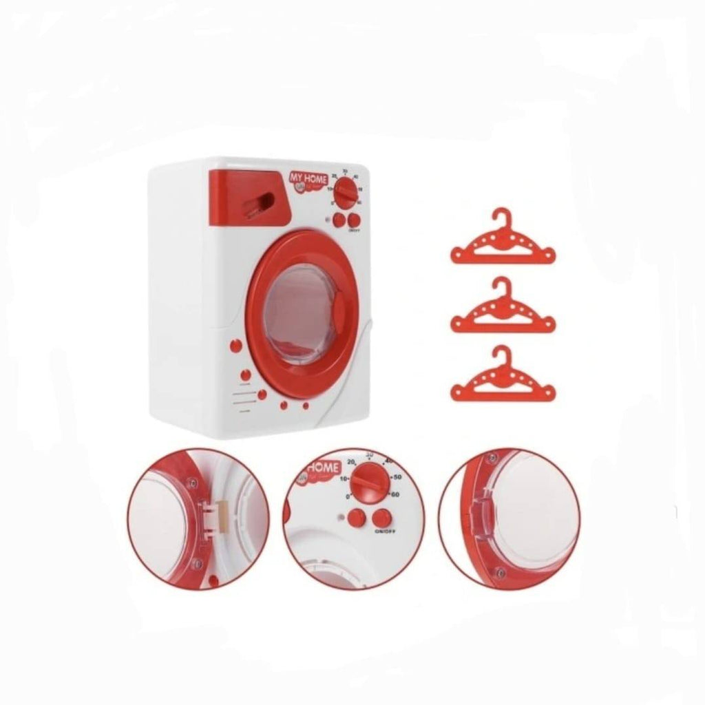 Set joc masina de spalat, 3 umerase, My Home, plastic,, multicolor, 19.5 cm