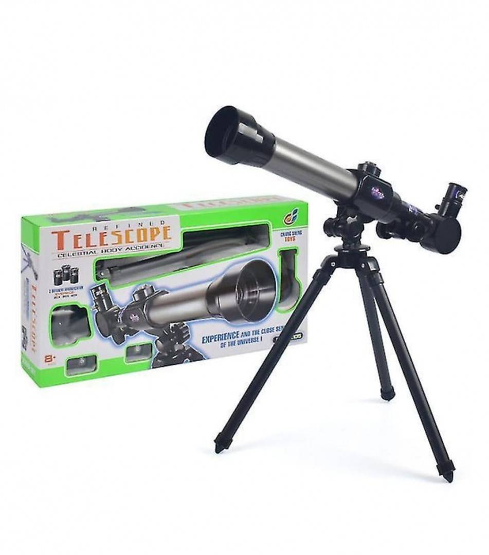 Set pentu stiinta, Telescop cu trepied, multicolor