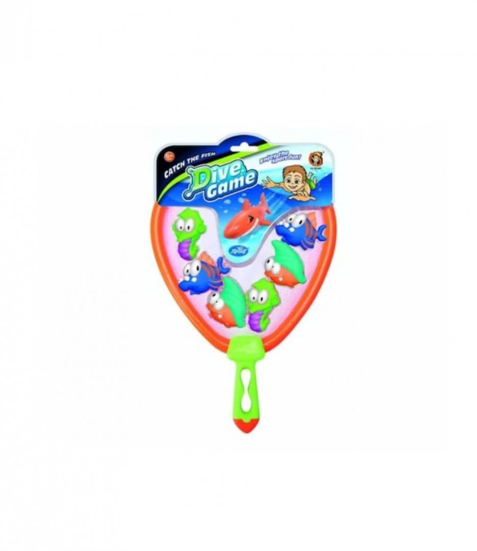 Set Pescuit, jucarii de baie, multicolor