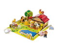 Set Puzzle 3D, Ferma 1, 23 piese, lemn, multicolor