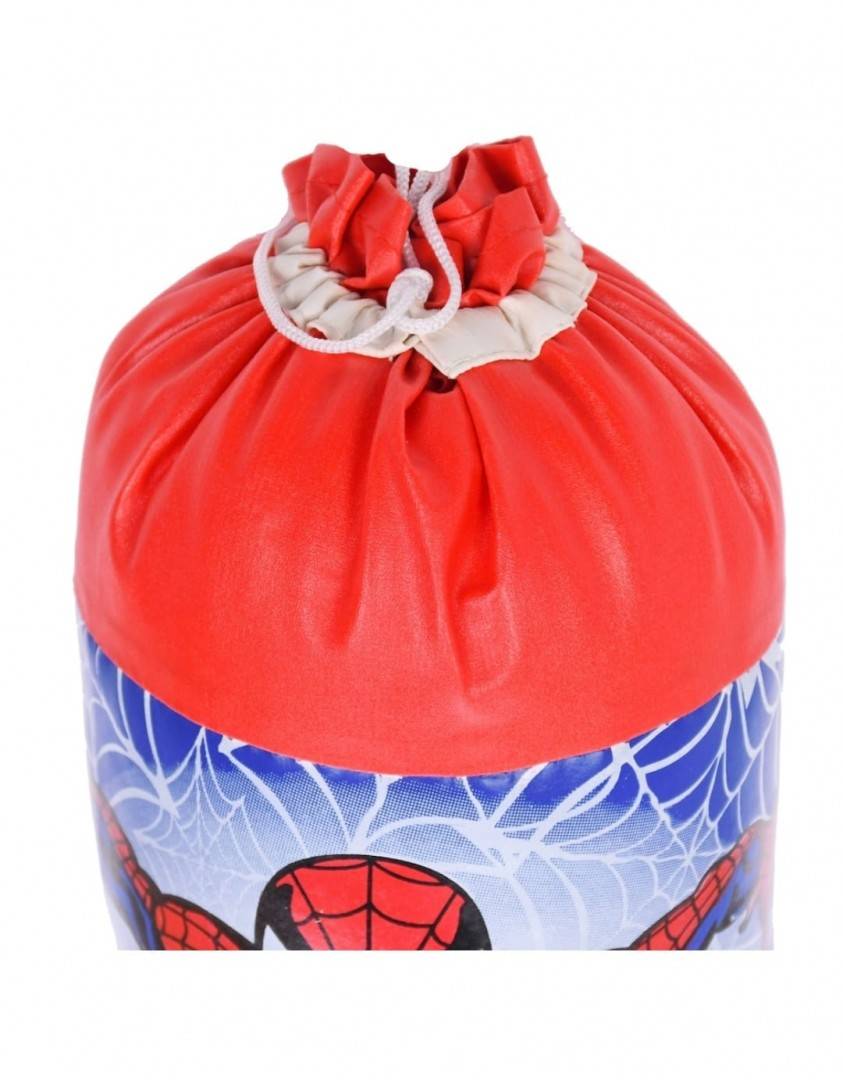 Set sac de box si manusi pentru copii, Spiderman, multicolor, 50 cm