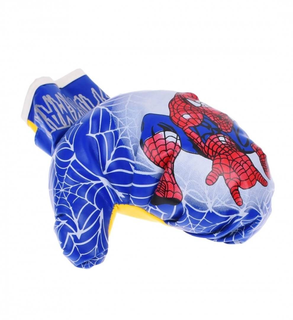 Set Sac Mare de Box de jucarie si manusi, pentru copii, multicolor, 65 cm