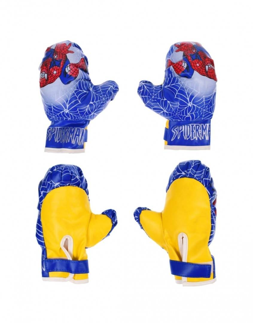Set Sac Mare de Box de jucarie si manusi, pentru copii, multicolor, 65 cm