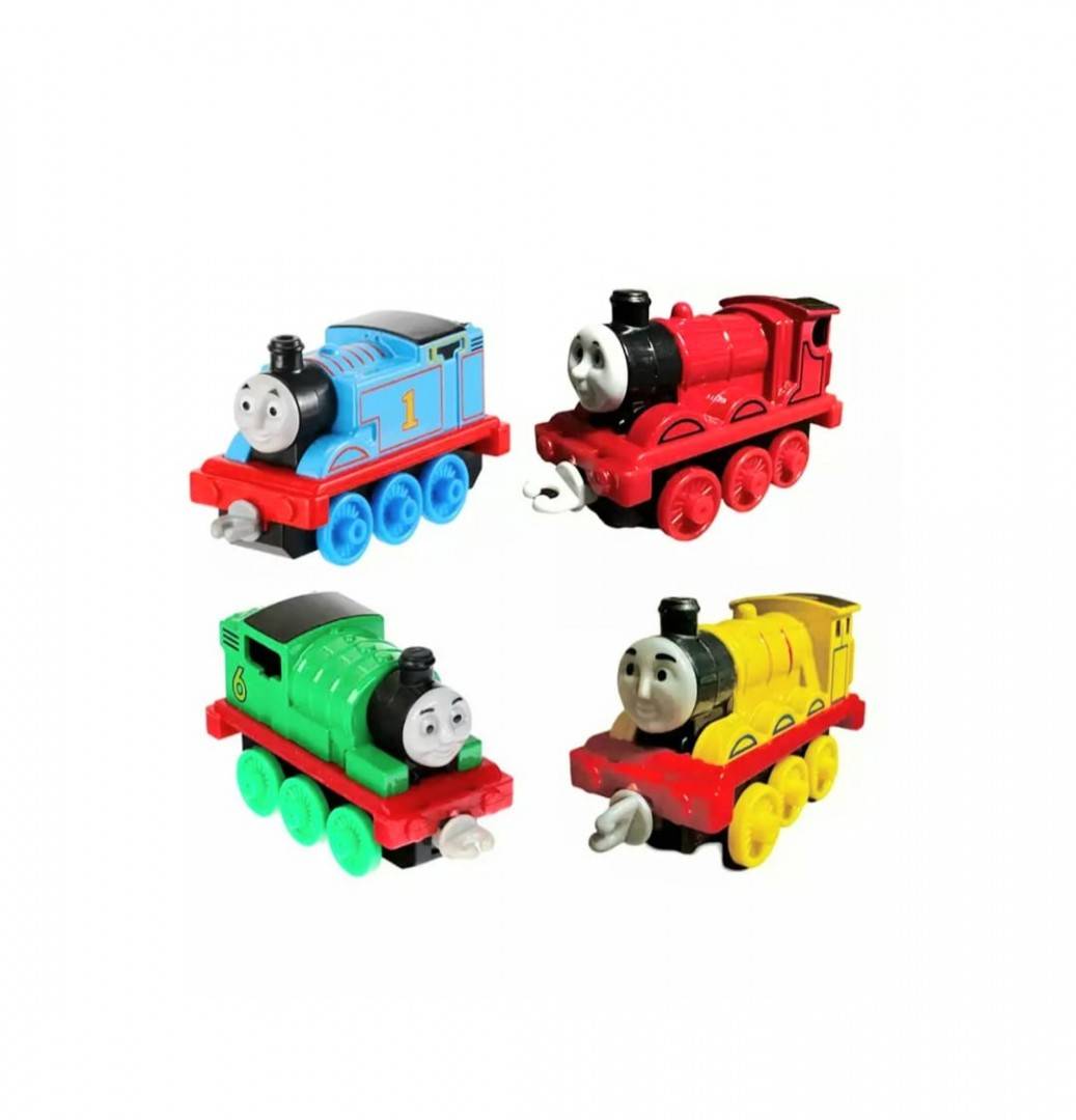 Set trenulet, Thomas,4 locomotive metalice, multicolor
