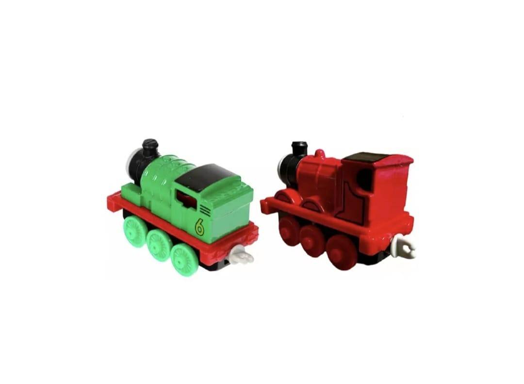 Set trenulet, Thomas,4 locomotive metalice, multicolor
