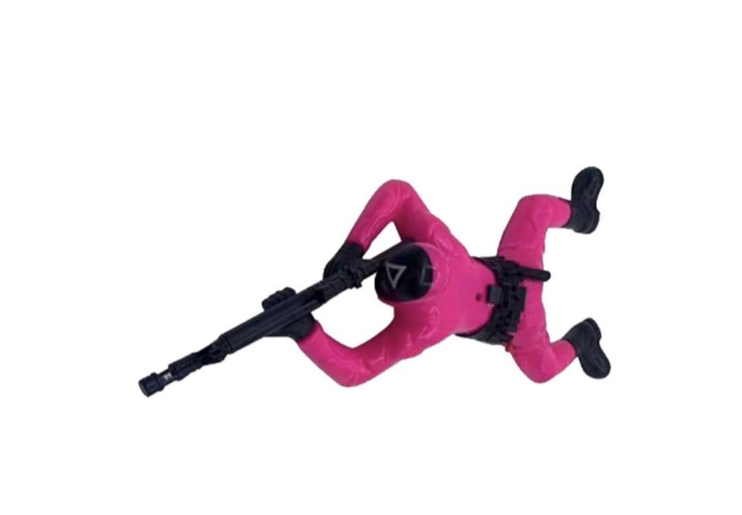 Soldat Squid Game, MASHASHOP, se misca si scoate sunete, negru, 32 cm