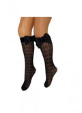 Sosete fete lungi fetita, gradinita, scoala, funda, negru, 6 ani - 12 ani