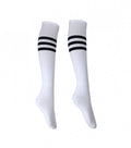 Sosete lungi copii, sport, fotbal, scoala, bumbac, alb, 5 ani - 7 ani - 13 ani