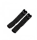 Sosete lungi fetite, Pisicuta, buline, negru/alb, 1 an - 13 ani
