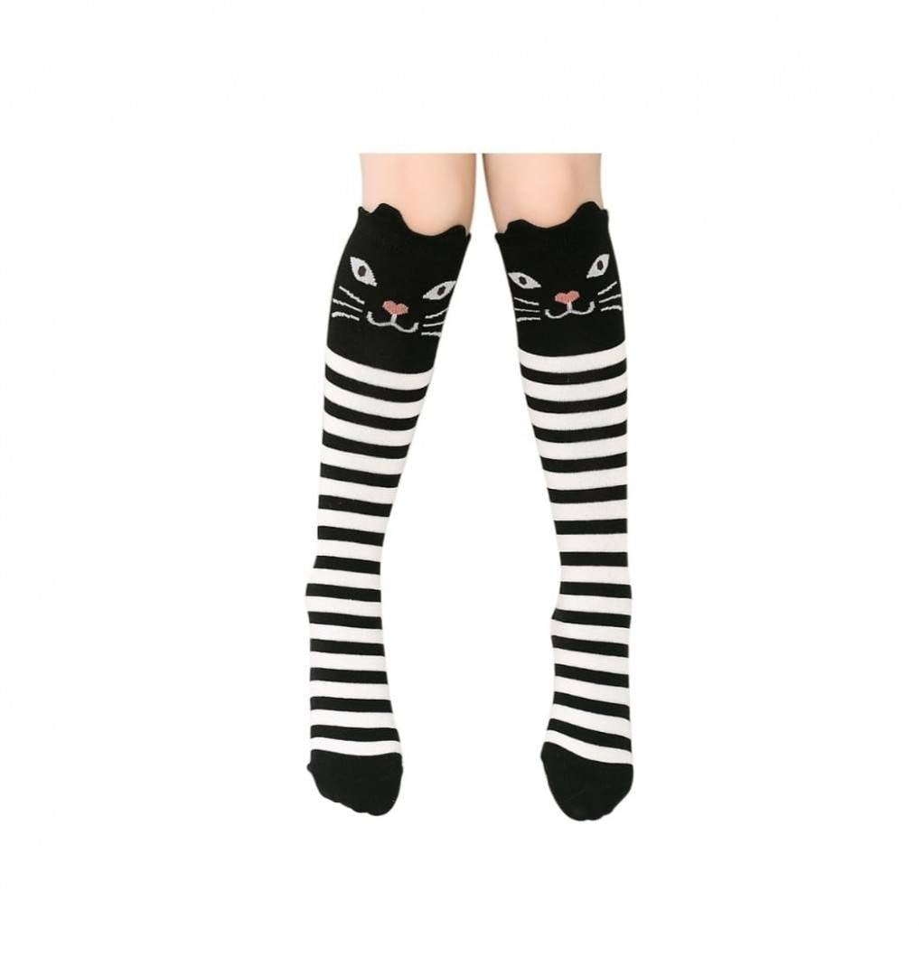 Sosete lungi fetite, Pisicuta, dungi, multicolor, 1 an - 13 ani