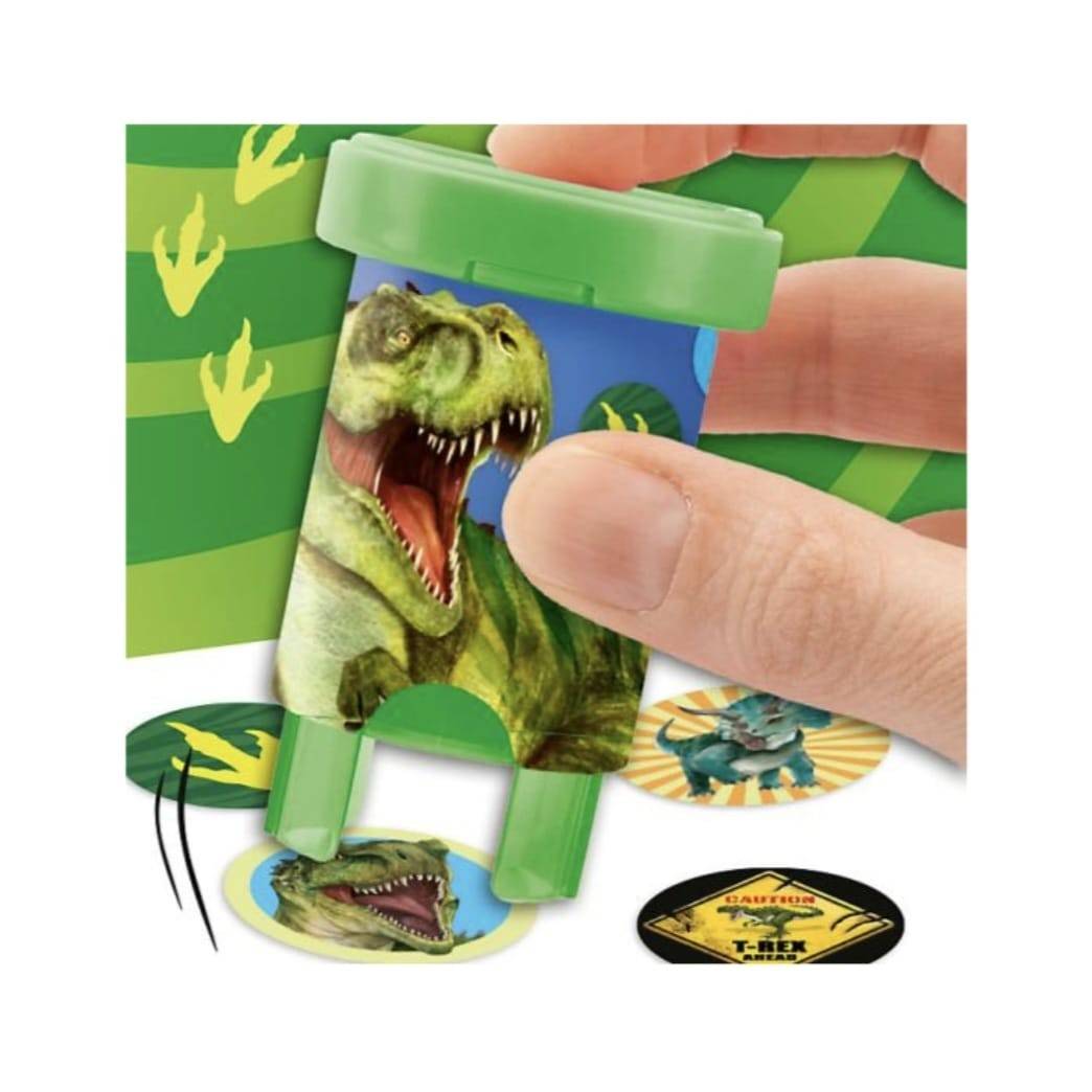 Stampila pentru copii, model DINO WORLD, DEPESCHE, 160 modele de stickere, multicolor