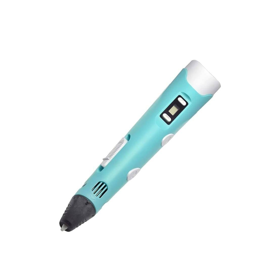 Stilou de imprimare 3D, filamanete PLU 10 m, albastru, 16 cm