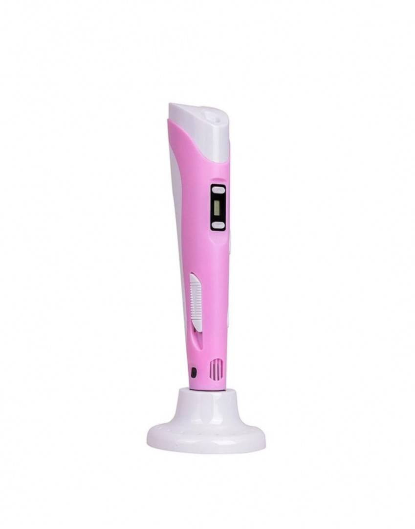 Stilou de imprimare 3D, filamente PLU 10 m, roz, 16 cm