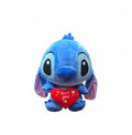 Stitch de pluș cu inimioara, mesaj Love You, cadou romantic Valentine’s Day, 80 cm
