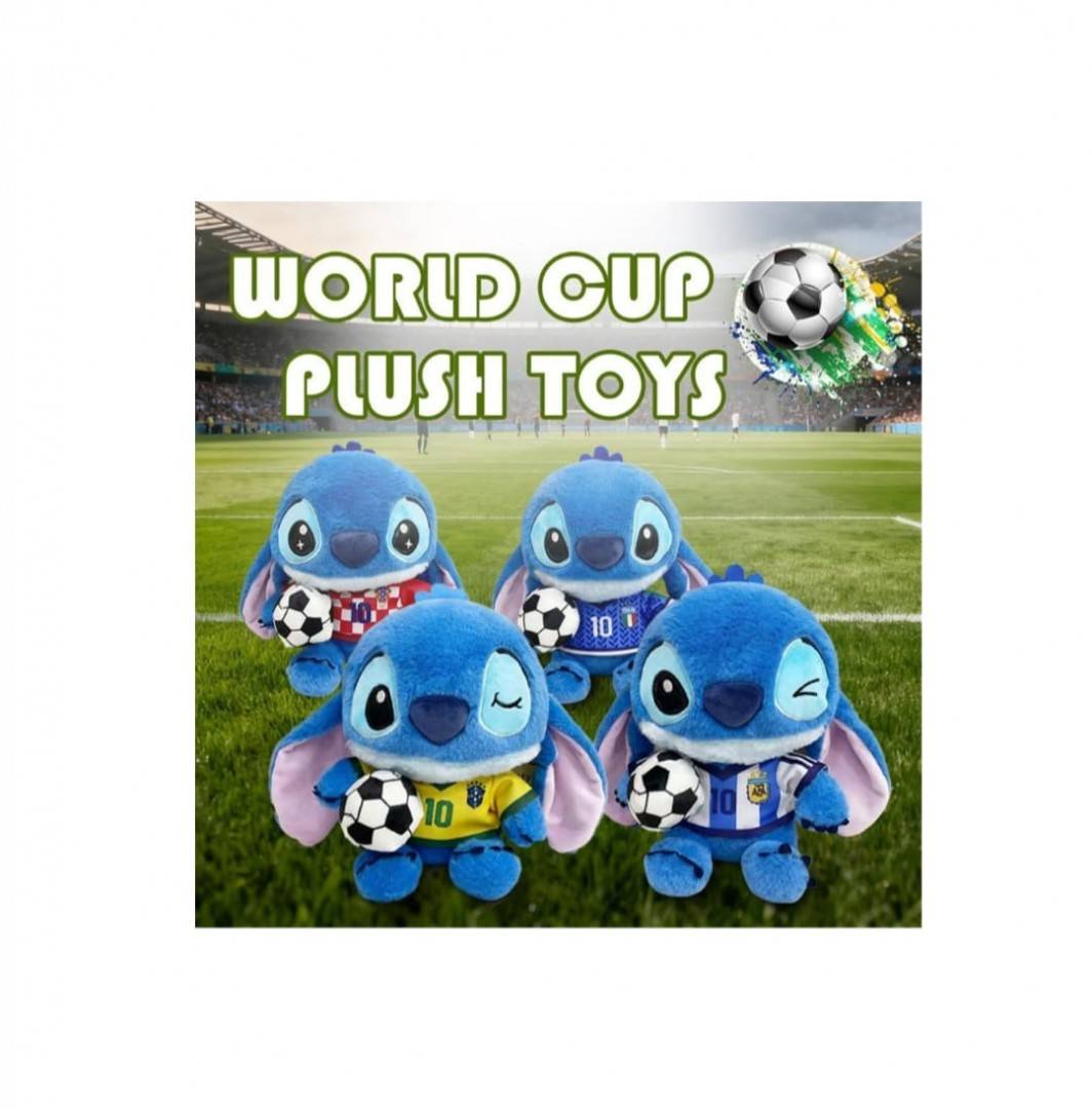 Stitch de plus, Football Star, multicolor, 33 cm