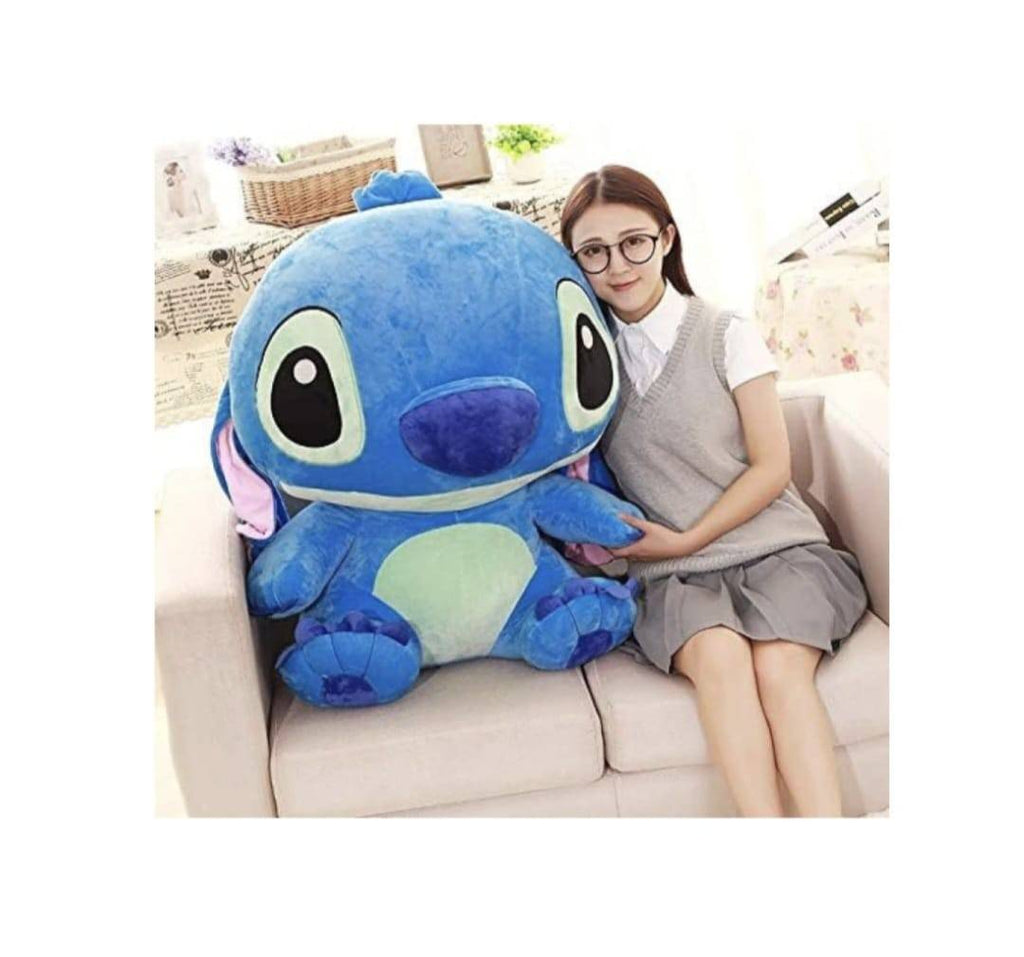 Stitch de plus, XXL, MASHASHOP, albastru, 95 cm