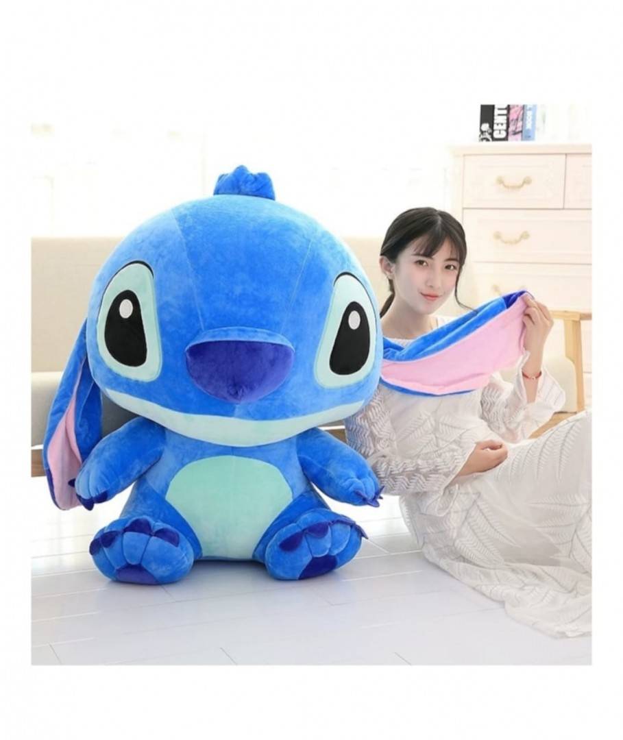 Stitch de plus, XXL, MASHASHOP, albastru, 95 cm