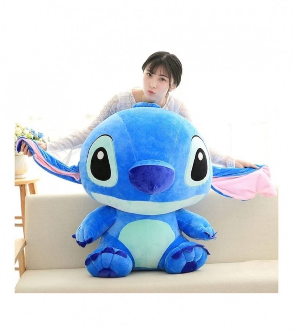 Stitch de plus, XXL, MASHASHOP, albastru, 95 cm