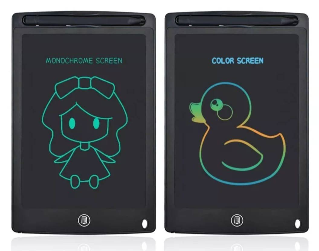 Tableta LCD Distractiva de scris si desenat pentru copii, 10.5 inch , Negru