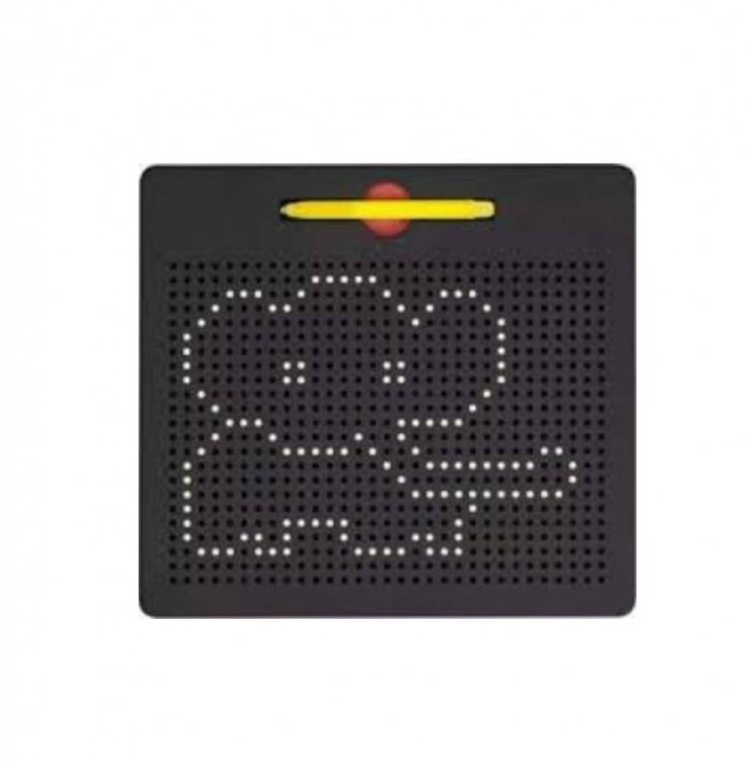 Tablita de desen cu magneti, Magnetic Board, 714 bile magnetice, multicolor, 3 ani+