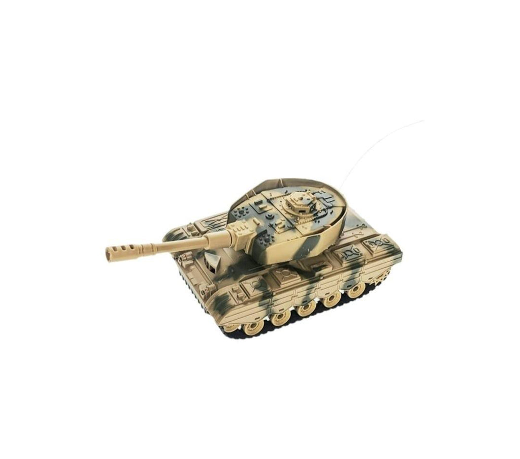 Tanc de jucarie cu telecomanda, acumulator, sunete si lumini, multicolor, 30 cm