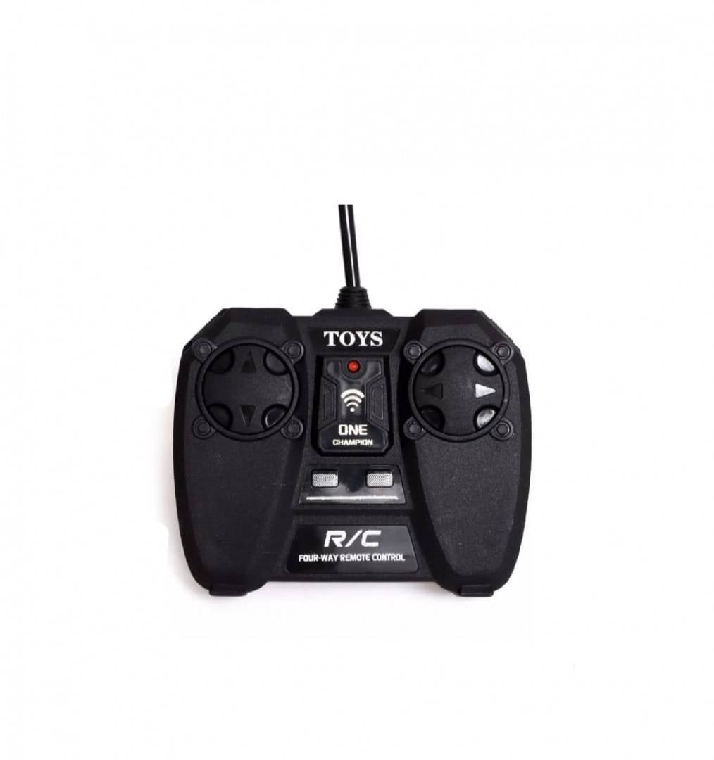 Tanc de jucarie cu telecomanda, acumulator, sunete si lumini, verde, 30 cm