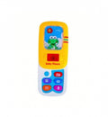 Telefon pentru copii, Broscuta, galben, 14 cm