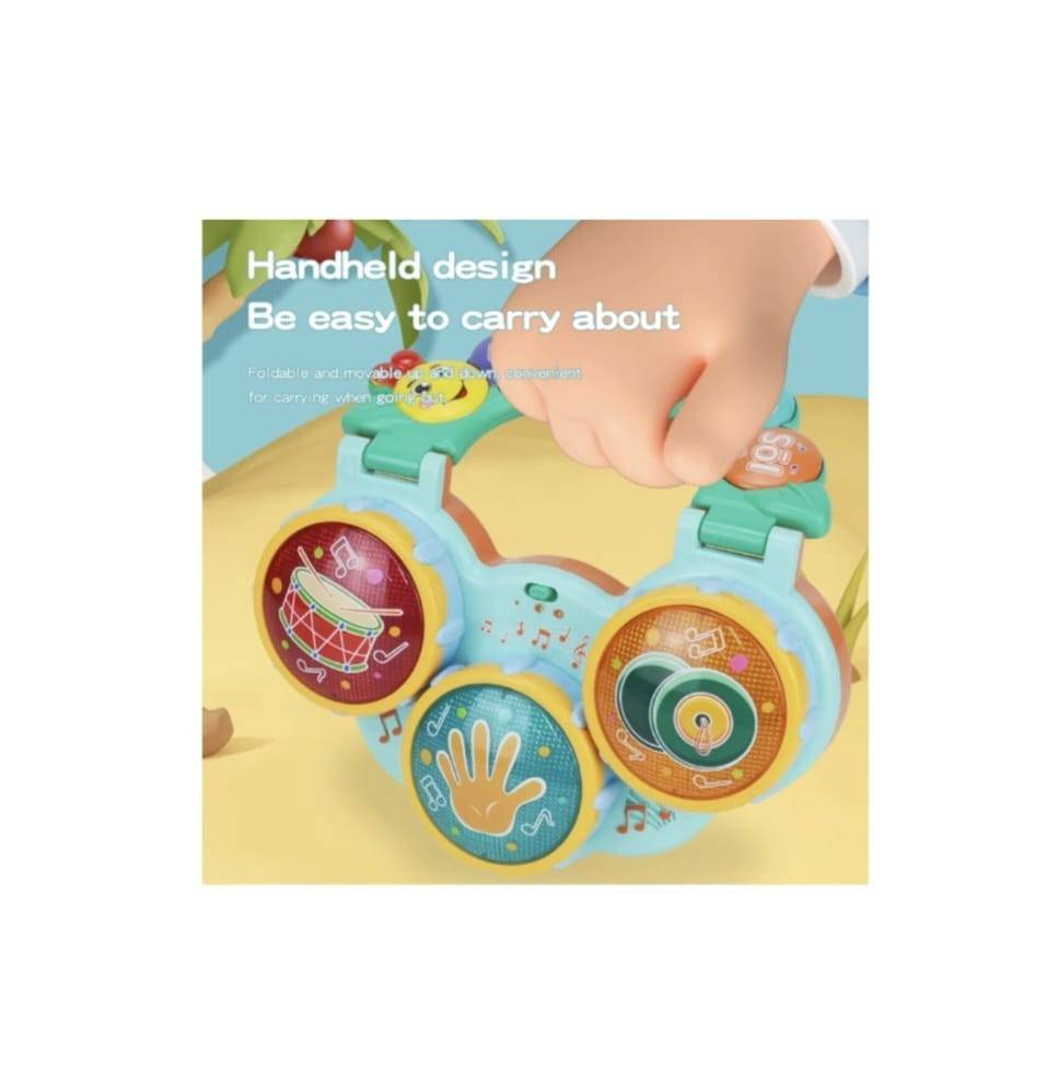 Toba de jucarie interactiva, Omida, multicolor, 24 cm, 12 luni +