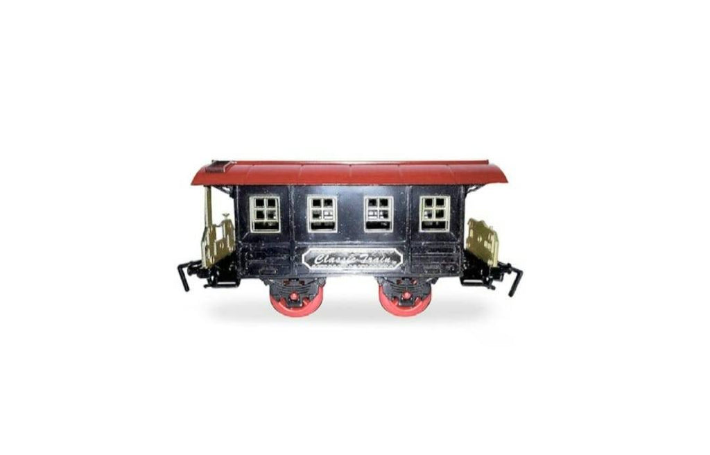Tren cu sina, Classic, cu sunete si lumini, scoate fum, multicolor