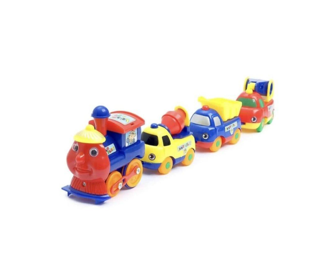 Trenulet magnetic, MASHASHOP, multicolor, 31 cm