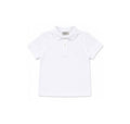 Tricou Polo Clasic pentru baieti, bumbac, alb, 5 ani - 14 ani