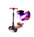 Trotineta copii, Scooter Speed Action, cu aburi, lumini, sunete, rosu/multicolor, 3 ani+
