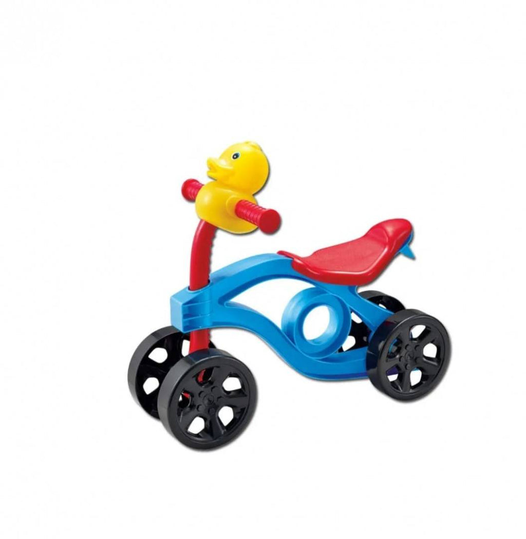 Trotineta Pentru copii, fara pedale, 4 roti, greutate 25 kg, multicolor, 2 ani+