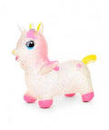 Unicorn gonflabil cu sunete si lumini, roz, 65 cm