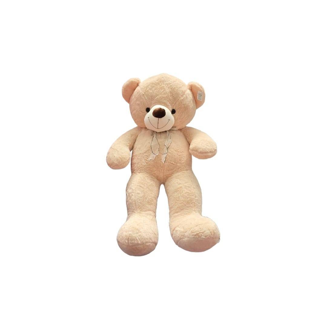 Urs de Plus, cu papion, crem, 105 cm