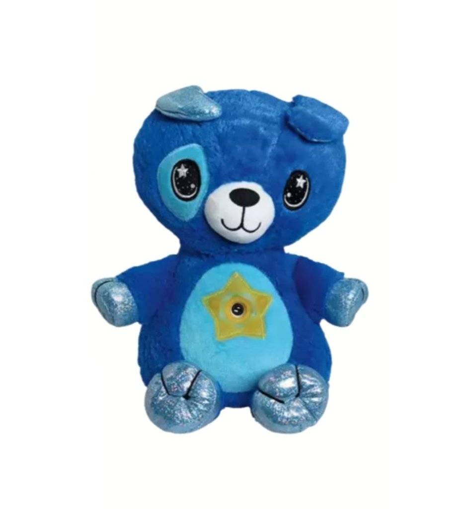 Urs de plus cu proiector, multicolor