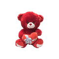 Ursulet de pluș, cu mesaj Love, cadou romantic Valentine’s Day, rosu, 45 cm