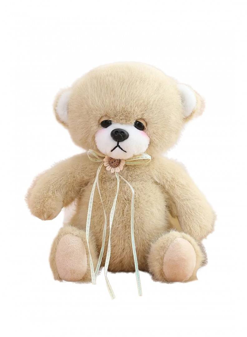 Ursulet de plus, bej, 25 cm