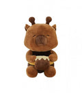 Ursulet de plus, cu borcan de miere, MASHASHOP, maro/galben, 25 cm