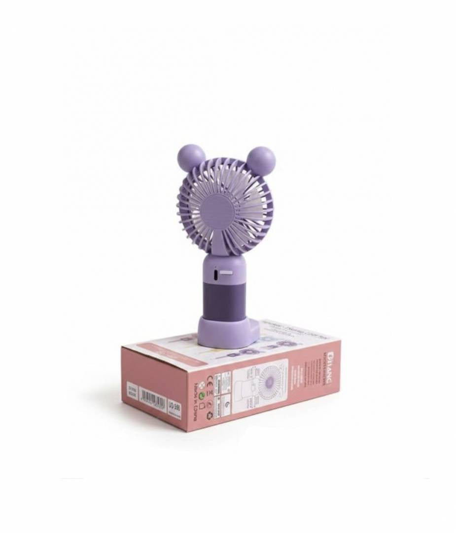 Ventilator Mini, portabil, cu suport, usb, pentru copii sau adulti, multicolor,15 cm