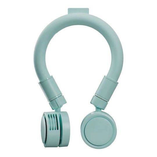 Ventilator Portabil Pentru Gât Design Ergonomic 360° Alimentare USB Sistem Hands-Free Motor Silențios Răcire Personală Utiliz